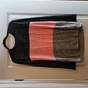 Pink black and gray long sleeve